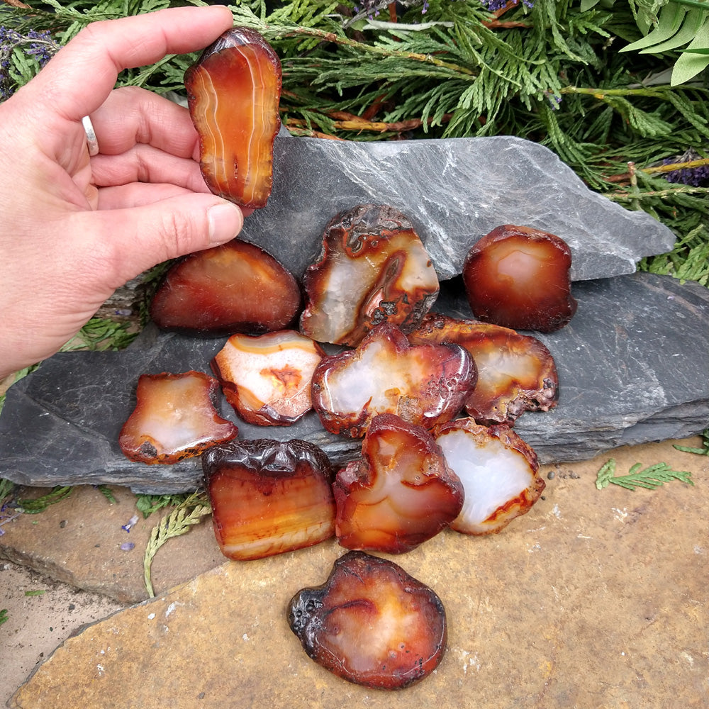 #AG-246B Carnelian Agate 40-45g