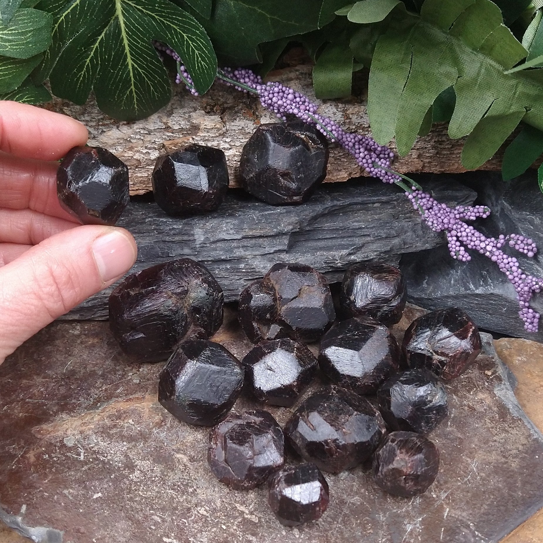 GAR-3A Natural Garnet Crystals