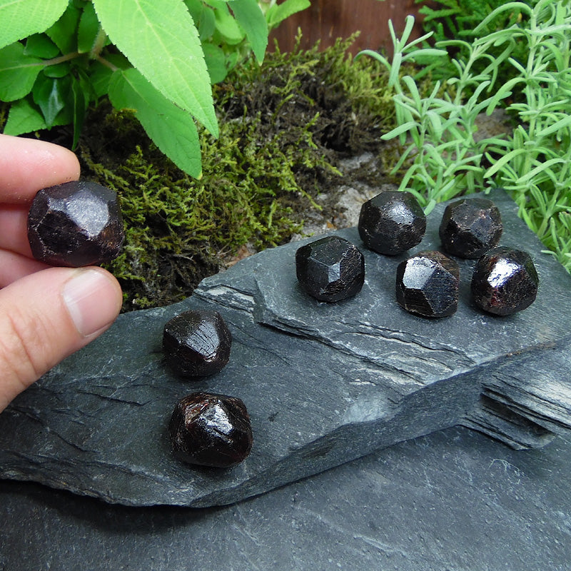 #GAR-3B Natural Garnet Crystals 0.75 in