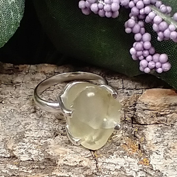 LIB-20 Libyan Desert Glass Ring