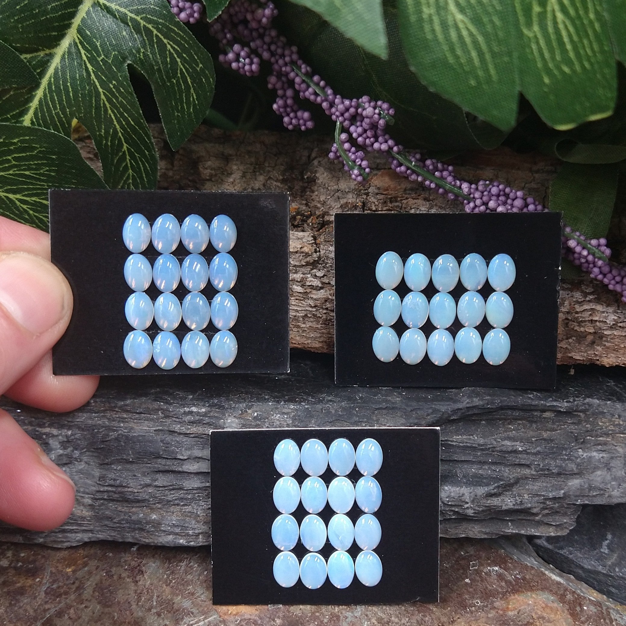 OP-403 Australian Opal Cabochons 4pcs