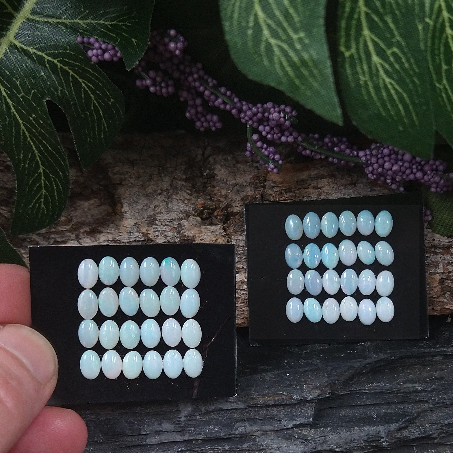 OP-405 Australian Opal Cabochons 4pcs