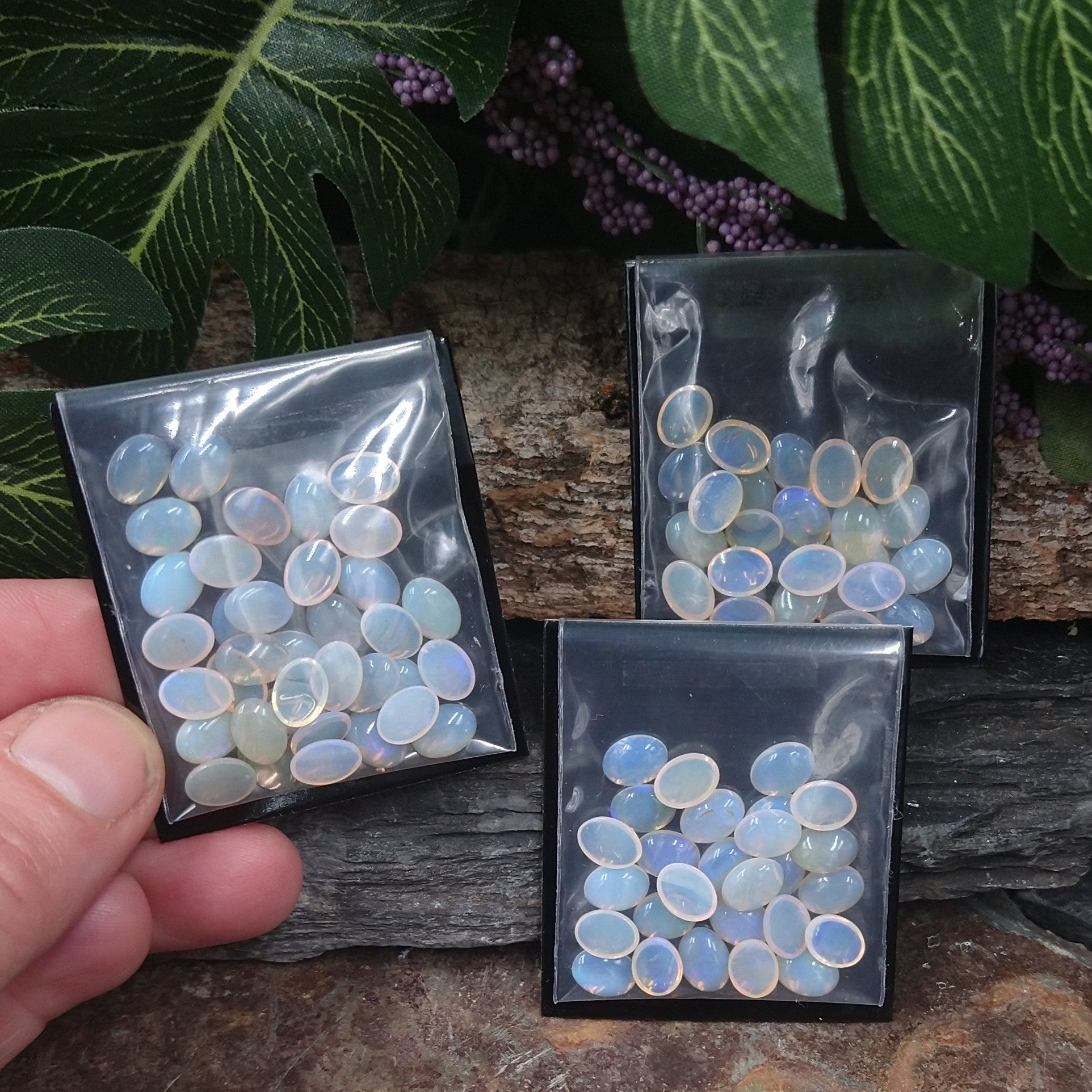 OP-407 Australian Opal Cabochons 6pcs