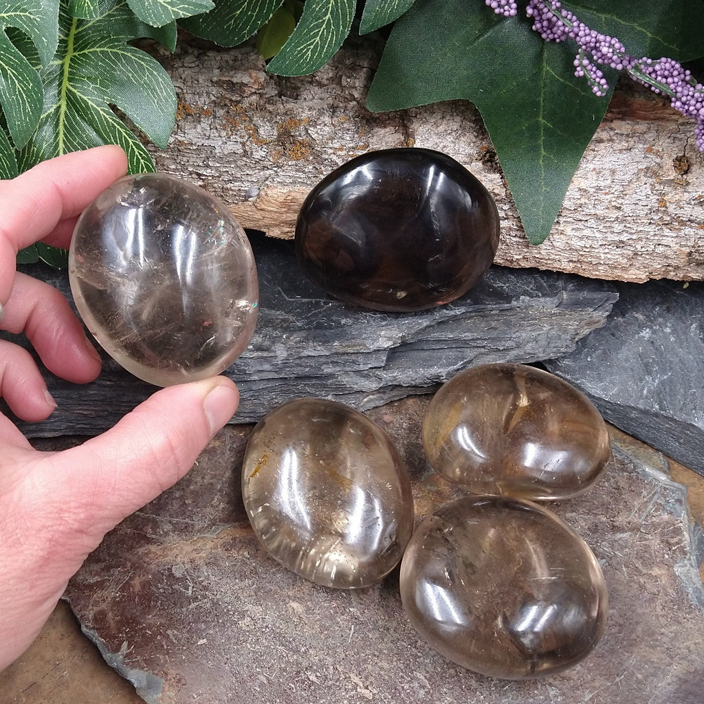 SQ-354A Smoky Quartz polished