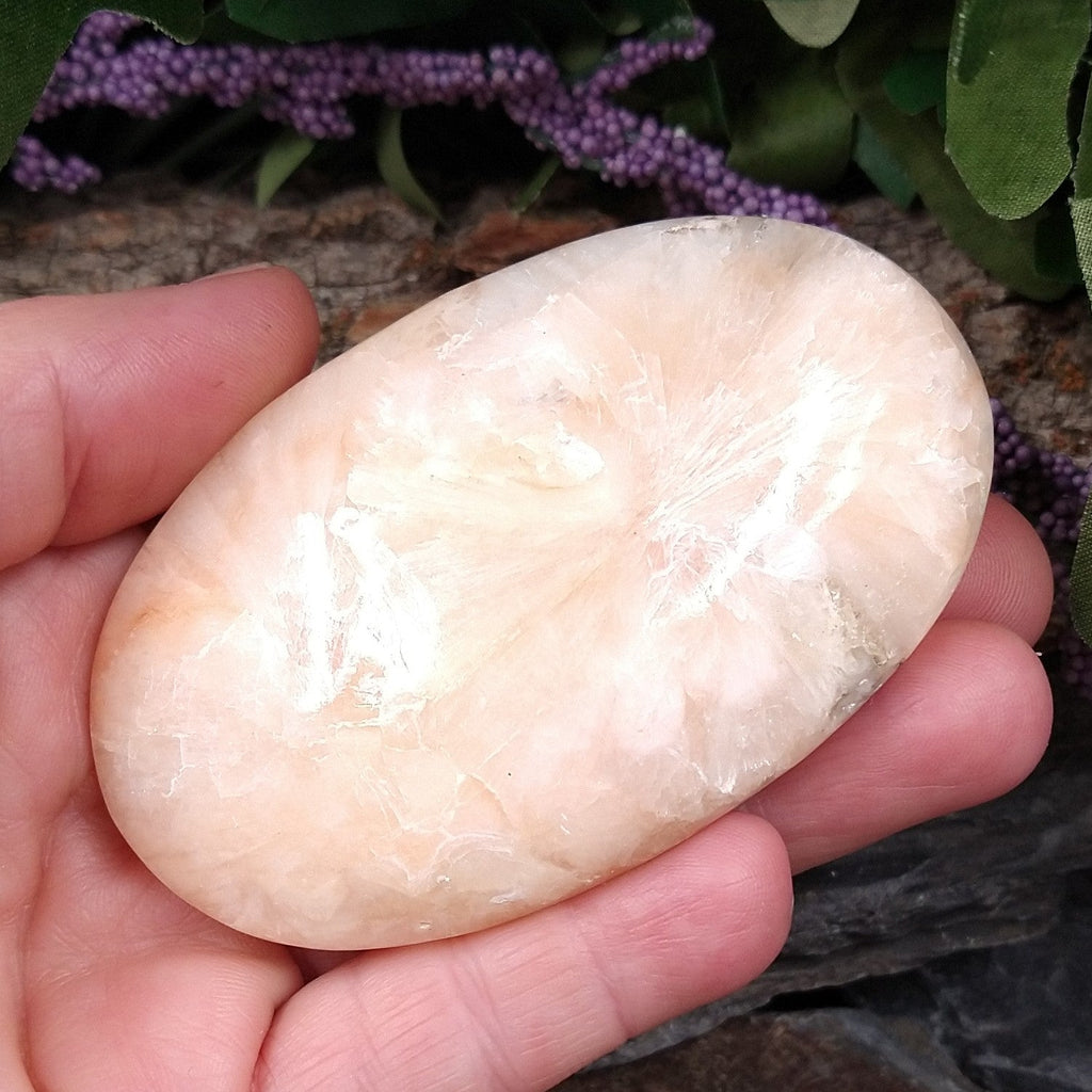 STL-78 Stilbite Palm Stone