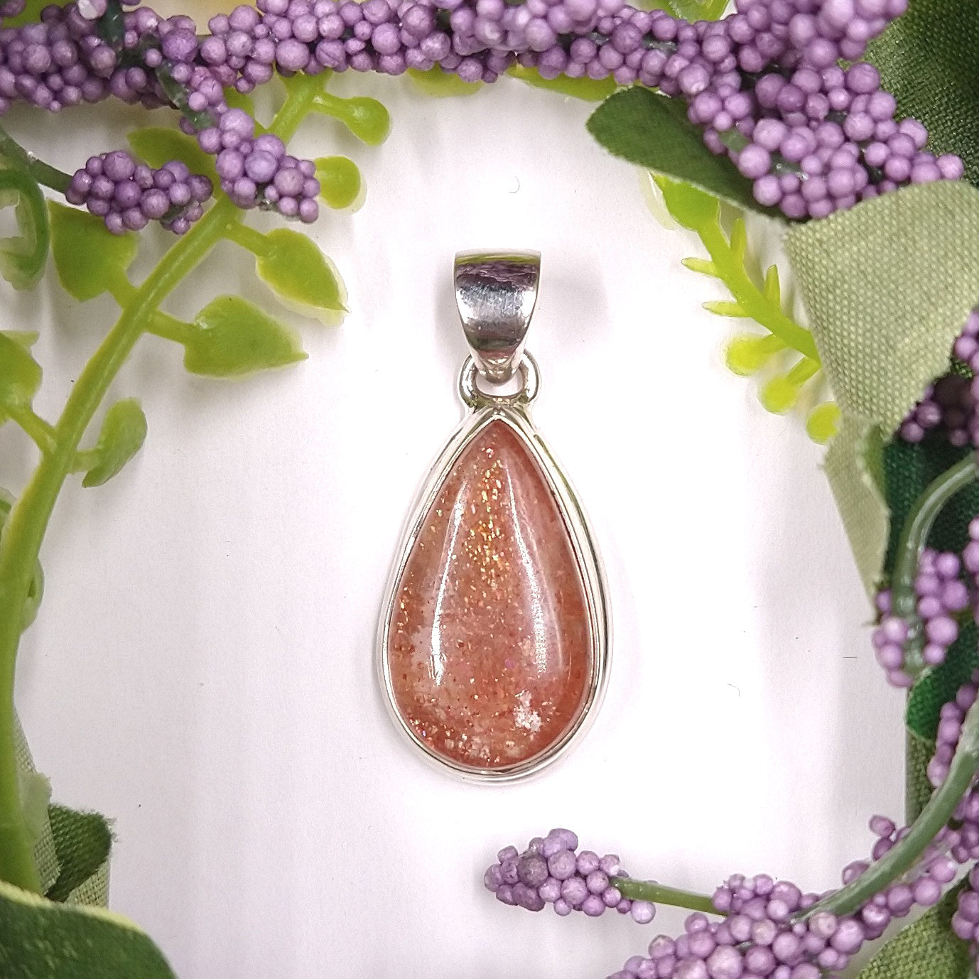 SUN-18 Sunstone Pendant