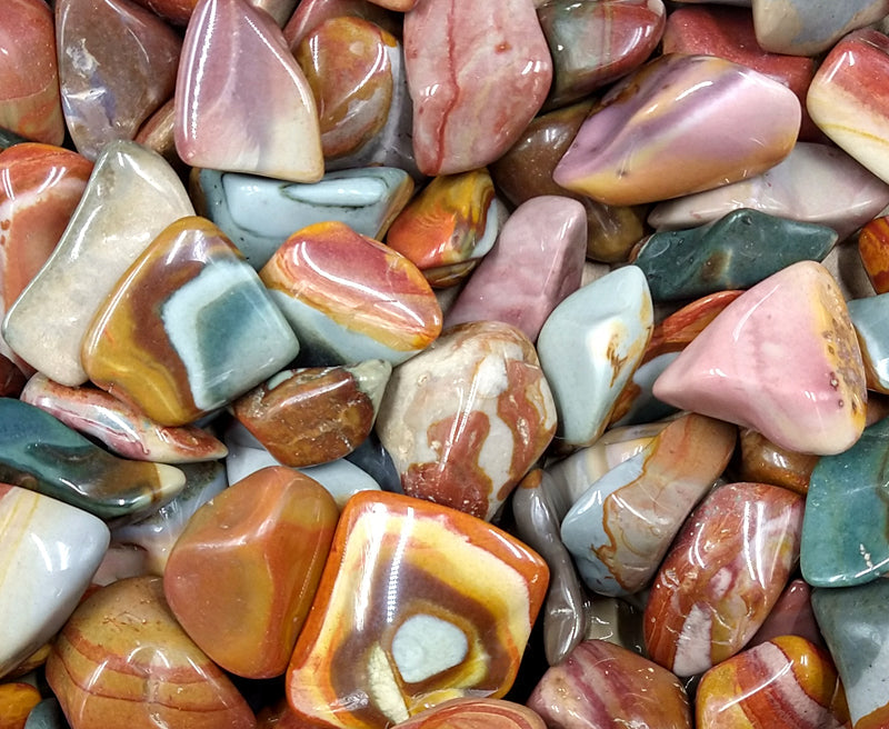 JSP-43 Tumbled Polychrome Jasper 2-pack