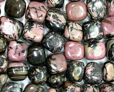 Tumbled Rhodonite