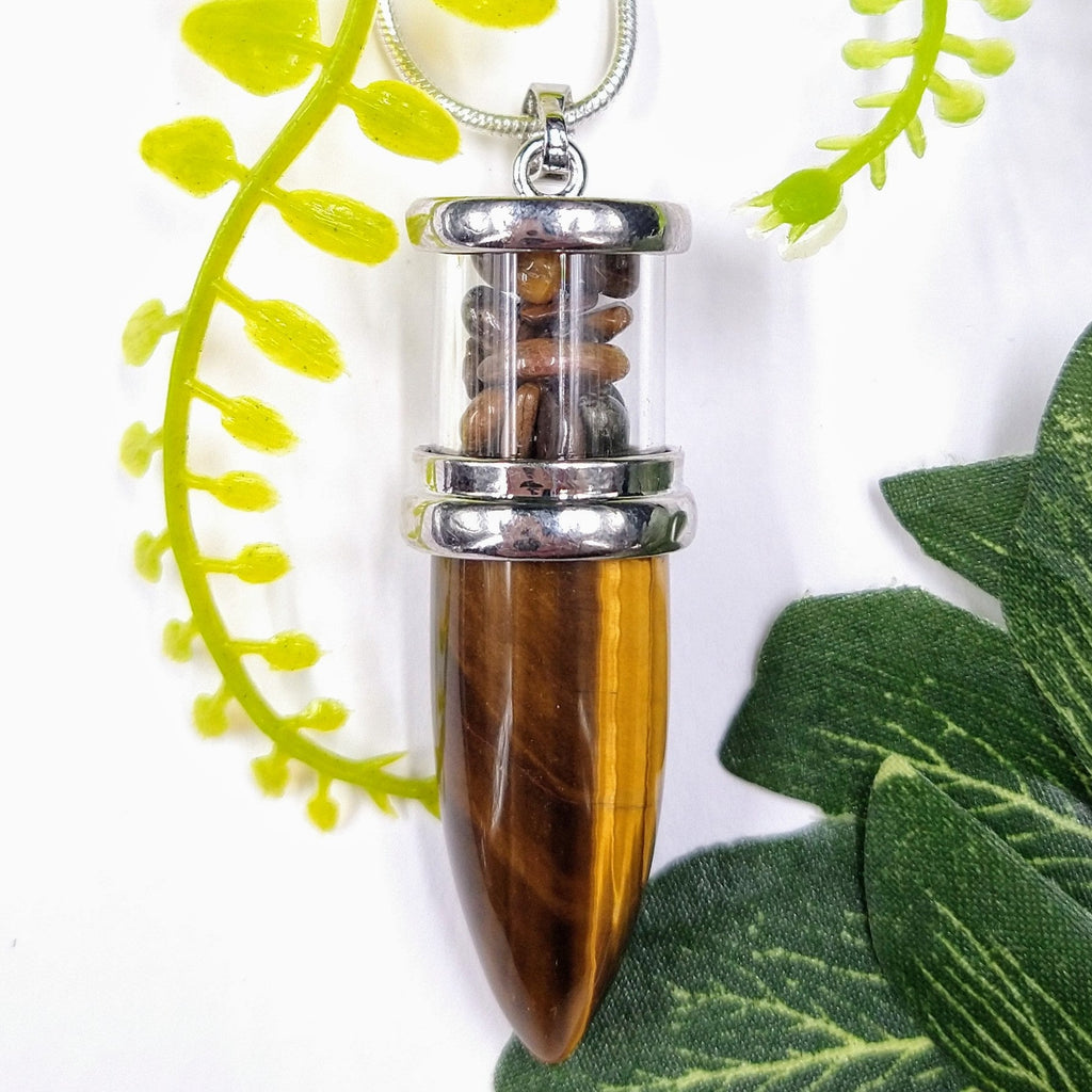 TE-37 Gold Tiger Eye Pendant