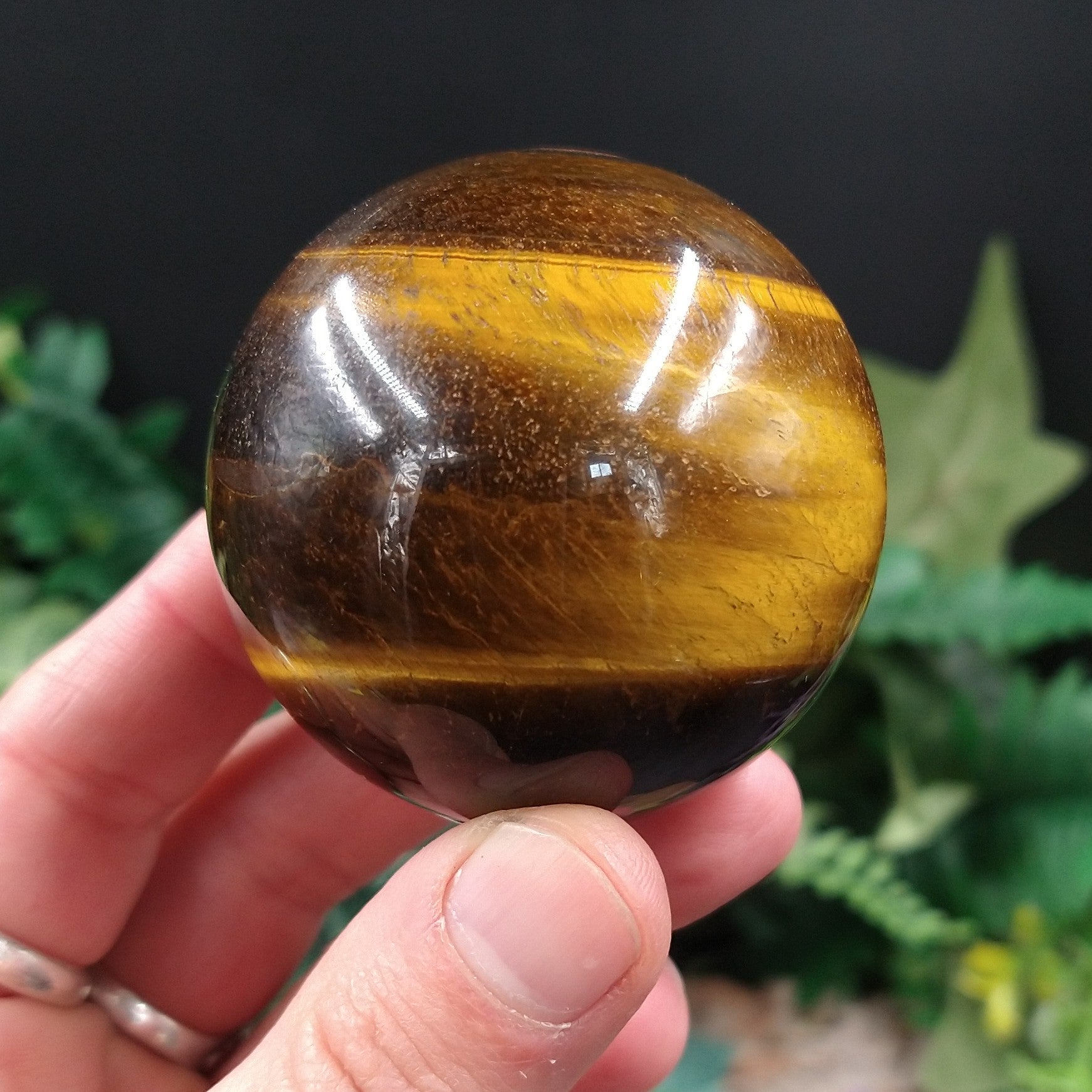 TE-41 Gold Tiger Eye Sphere